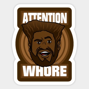 Attention Whore - Ian Zaro Sticker